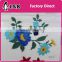 High quality wholesale embroidery flower patch hot fix motif