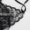 Chaozhou Wholesale Fashion Strapless New Ladies Little Girls Lace Sexy Black Transparent Sex Underwear