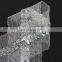 Beautiful Italy design sliver sequin mesh lace trim for clothes