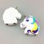 Factory outlet cute cartoon unicorn headphone splitter earphone audio splitter