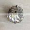 RHF55 11+0 Blades 48.62/65.00mm High Performance Turbo Aluminum 2618/Billet/milling Compressor Wheel for VF30/VF34 Upgrade