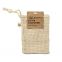 High-quality soap bag made of organic sisal with cotton loop