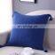 Solid color knit square  cushion cover  tassel pillowcase