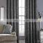 Wholesale luxury Eyelet blackout ready made curtain for living room sets