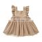 6546 Newborn baby clothes casual dress baby girls birthday party dress designs