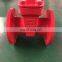 Rising stem resilient seat flange cast iron gate valve os&y gate valve fire gate valve