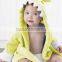 2016 New Products New Style Cotton Cartoon Character Printed Baby/Child Hooded Bathrobe,