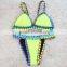 2016 best selling Colorfull neoprene Sexy european style bikinis Women's Bikini Style