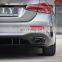 Genuine Tips For 2019+ Mercedes Benz A Class W177 Upgrade A35 AMG Diffuser with exhaust pipe