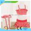 cute baby tankinis swimwear suit for wholesale/lovely strawberry design swimsuit