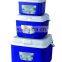 Factory Wholesale OEM Plastic Ice Box Freezer Portable Family Ice Cooler Box Set