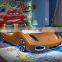 Children car bed 1.8m cartoon leather bed solid wood multifunctional car bed with guardrail