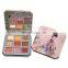 Custom logo magnetic empty private label eyeshadow palette makeup packaging quad
