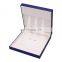 Fadeli Exquisite Blue Color pu Leather With Led Light Jewelry Gift Box for Ring Earrings Pendant