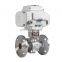 12V 24V 4 inch Double Flange High Pressure Motorized Electric Electric Actuated Ball Valve