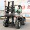 2.5 ton all rough terrain diesel forklift with clamp