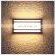 Modern Waterproof LED Wall Lamp Mininalist Courtyard Stripe Garden Mounted Lamps For Gate Park Outdoor Led Wall Light