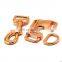 High Quality Metal Accessories D rings Adjustable Slide Quick Release Buckles Swivel Dog Hooks for Dog Collar