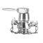 Hygienic stainless steel clamped sample valve for brewery