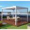 motorized waterproof aluminum pergola gazebo louvers bioclimatica 3x6m shade roof outdoor