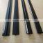 short black anodized and short black powder coated luggage rack