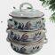 6pcs Vitreous Enamel Pot ENAMEL CASSEROLE