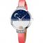 9279 skmei moon watch night new fashion leather quartz women wristwatch accept customized order logo