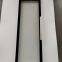 Frameless glass door for display cooler narrow aluminum frame short handle