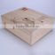 Factory Price Packing Custom Wooden Tea Box, Natural Wooden Box gift packing box