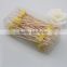 Factory price Flower bead bamboo picks acrylic bead picks