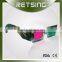 Popular paper green magenta anaglyph 3d glasses