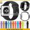 Apple desgin silicone slap band exchangeable watch