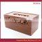 2015 Home Decorative Desktop Wooden Tissue Box