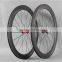 Full Carbon Fiber Road Bike Wheelset Red R13 Hubs Carbon Bike Wheels W56T