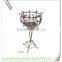 LC-83277 Wholesale vintage room decorative iron basket metal flower holder