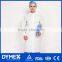 Disposable Nonwoven Fabric Knit Collar Lab Coats