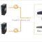 Single mode 4XRJ45+ 1 SC port 20KM fiber port industrial swith