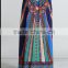 latest design elastic band beach rayon maxi long boho skirt