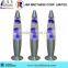 13" clear water blue wax lava lamp