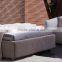 B1007 upholstered fabric king size gas lift bed box double bed