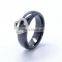 Best Products for Import New Hot Design Ceramic Zircon Ring Black Ring