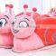 plush shoes/plush snail toy shoes/plush animal house shoes