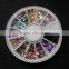 Cheap Price 12Color Nail Art Decoeration Acrylic Rhinestone Wheel