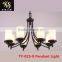 Led Simplicity Iron Lighting With White Lampshade For Dining room/Bedroom Decoration