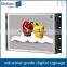 FlintStone 15 inch wall mounted motion activated open frame advertising led screen