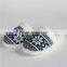 Woman knitted indoor slipper