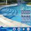 decorative ceramic blue mosaic pool border tile capstone