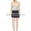 Ladies polyester black fashion shorts