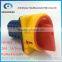 Rotary switch YMW26-20/4GS with padlock handle changeover cam switch 20A 690V 2 positons 4 sections 16 terminals sliver contact