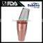 Boston Cocktail Shaker Stainless Steel, Glass Copper Plated bottle Custom Cocktail Shaker Boston